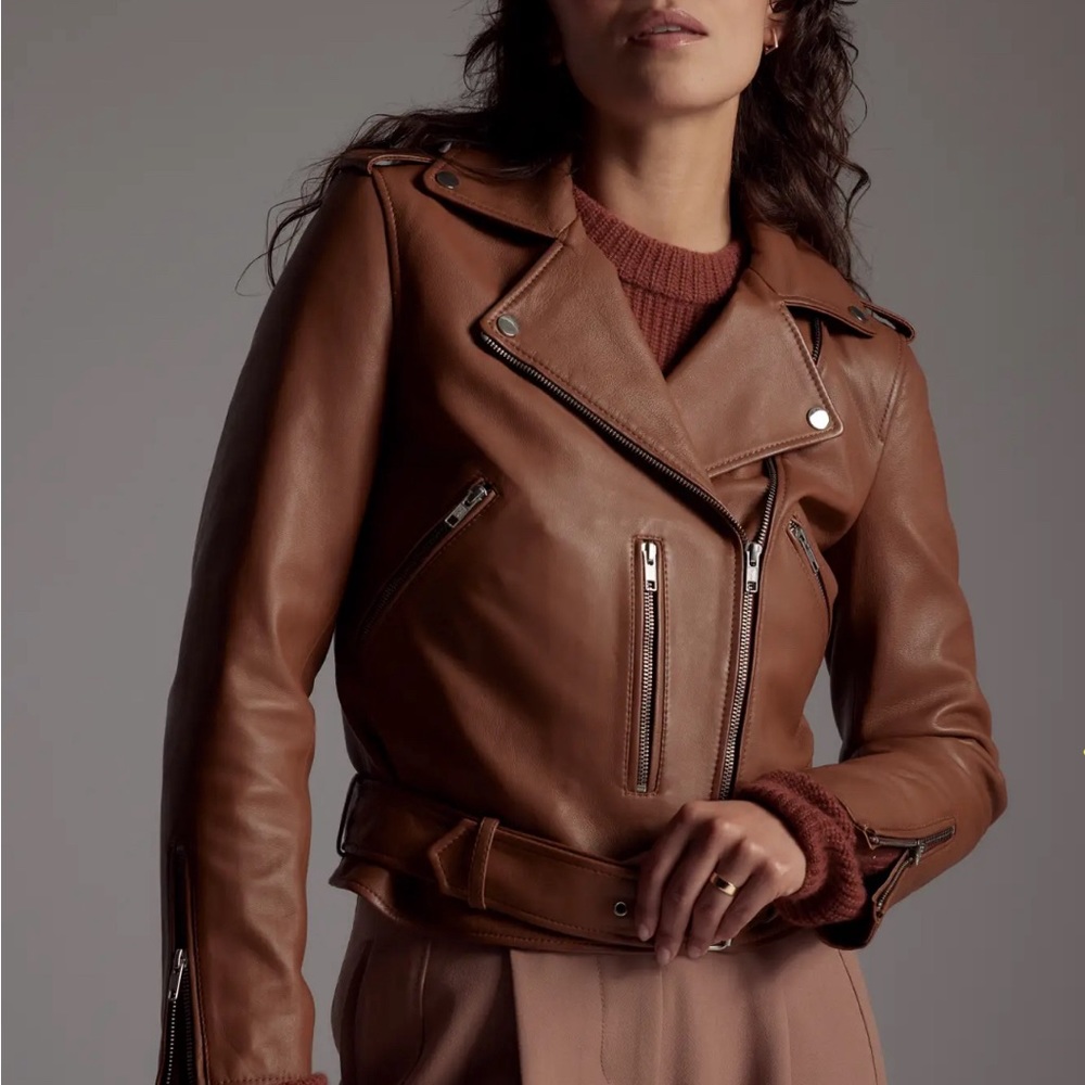 100% Leather Motorcycle Jacket